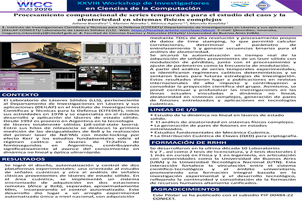 Procesamiento Computacional de Series Temporales para el Estudio del Caos